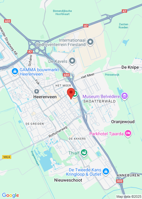 Google maps afbeelding voor Test locatie