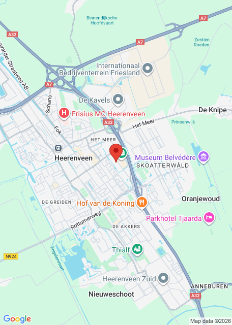 Google maps afbeelding voor Test locatie