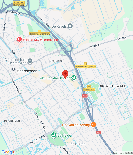 Google maps afbeelding voor Test voor vertaling met adres