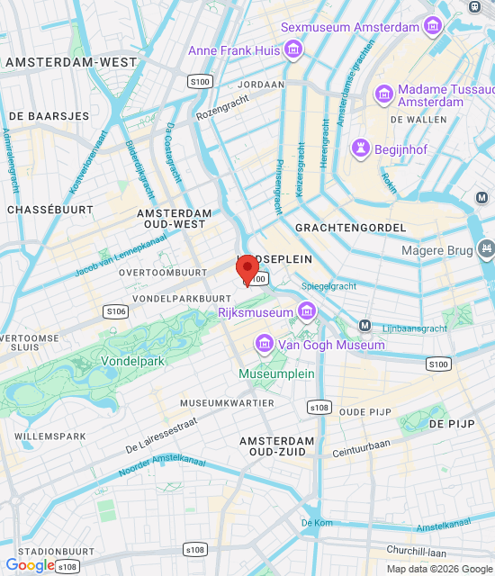 Google maps afbeelding voor Zuidoost